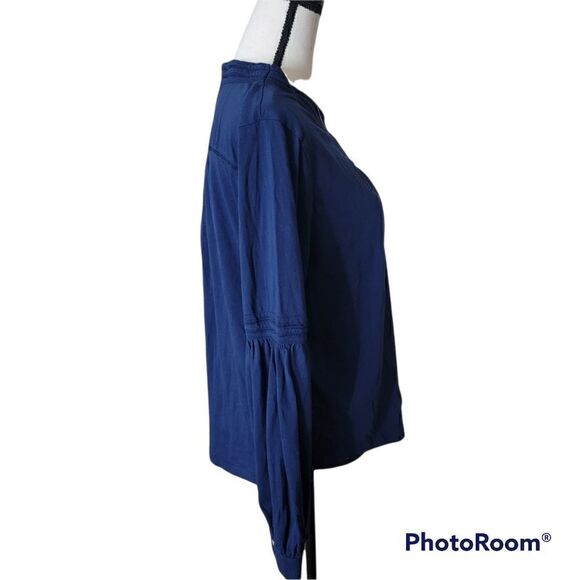 COPY - Lauren Ralph Lauren Black Label Long Sleeved Top with Peasant Sleeves. S… - Picture 2 of 12